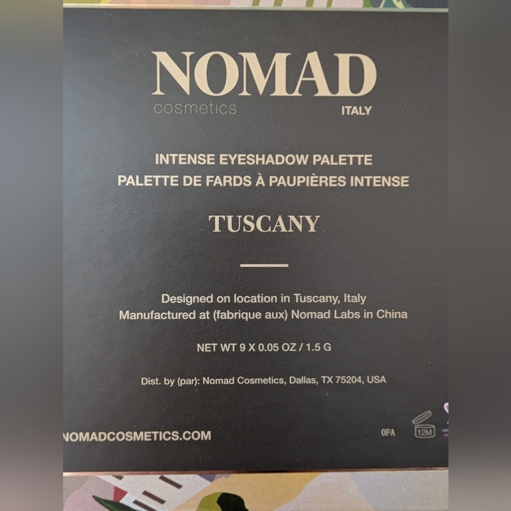 Nomad Toscana Palette with Red and Green Hues..New In Box - Picture 2 of 4